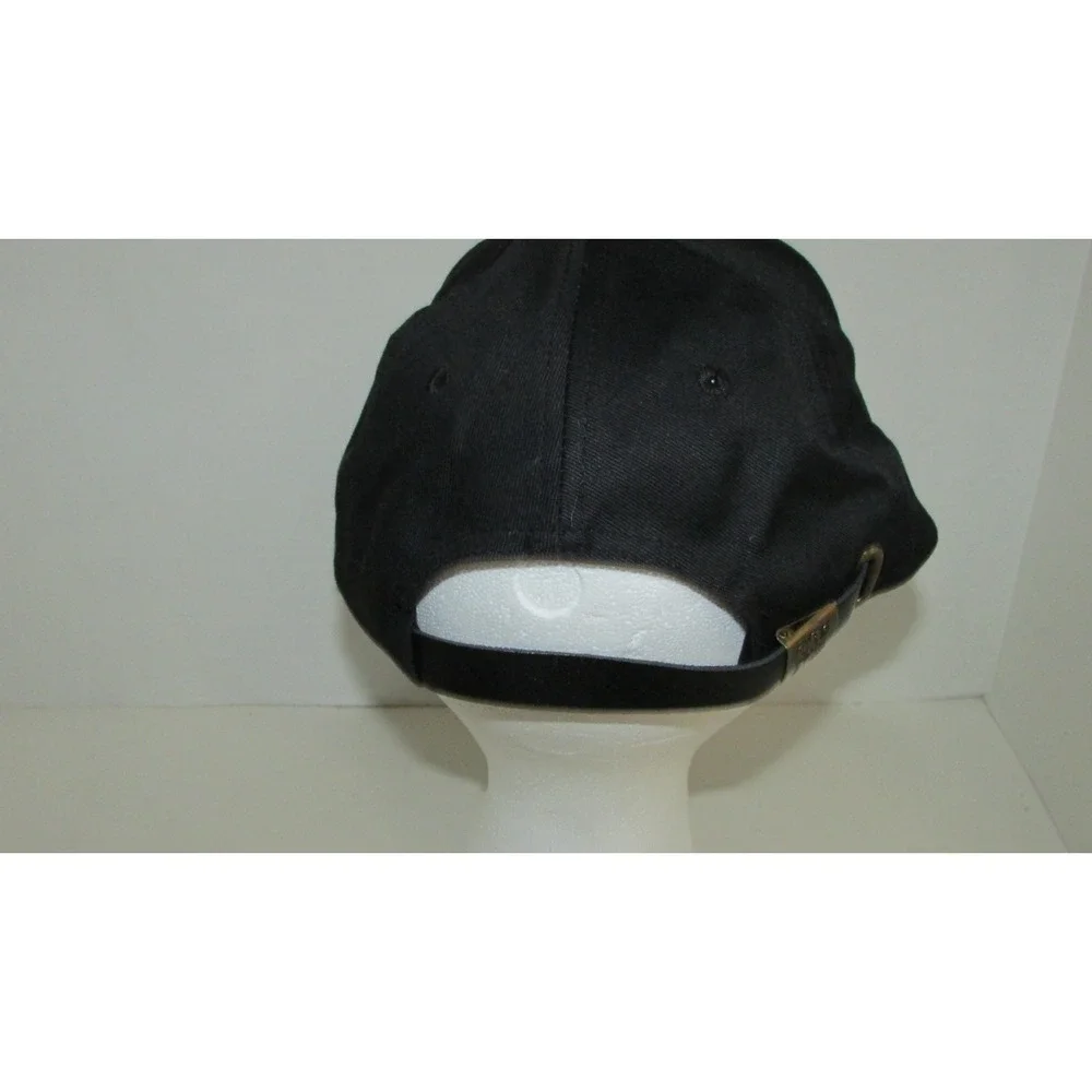 Grandpa Rules black‎ brown suede embroidered baseball hat cap adjustable